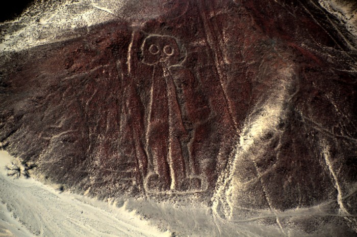 Nazca Lines Astronaut. Taken in Nazca, Peru.