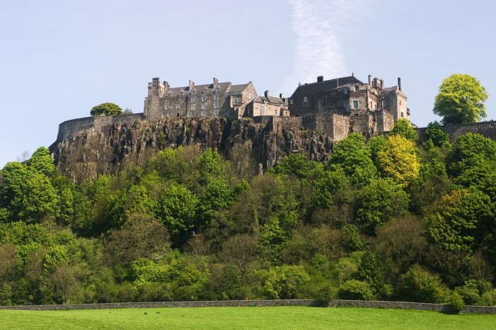 Stirling Castle in Central Scotland, a former royal residence.