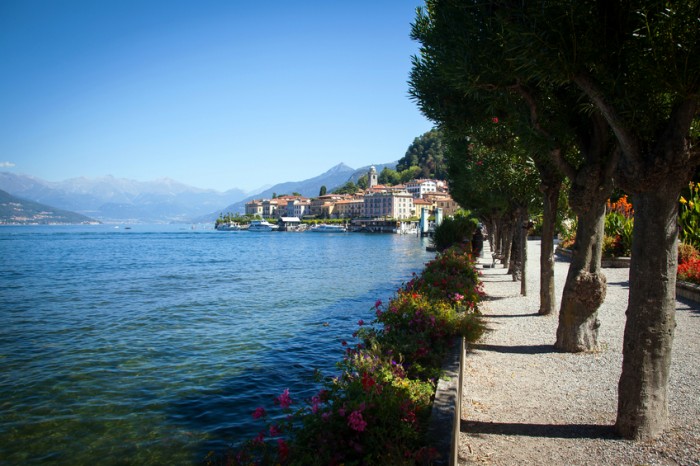 Lake Como Photography: View of Bellagio in a Summer Day
