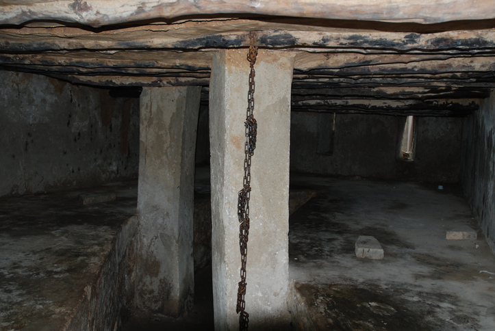 Stone Town, on Zanzibar Island, Tanzania, held the last official slave market ever recorded (slavery was abolished in 1897).  Seen here is an underground holding cell where people were crammed in waiting for the next slave auction.  Visiting this site produced very strong emotions for me regarding the inhuman treatment that was forced upon countless men, women and children in the not too distant past.  Although not a pleasant experience, one that I think anyone visiting the island should have in order to solidify the commitment of "never again".