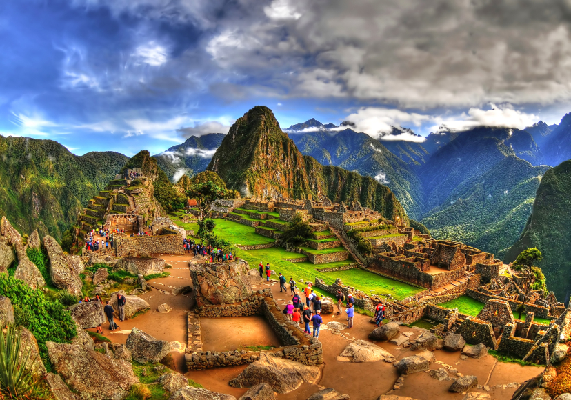 The Machu Picchu in HDR - amazing magical special picture