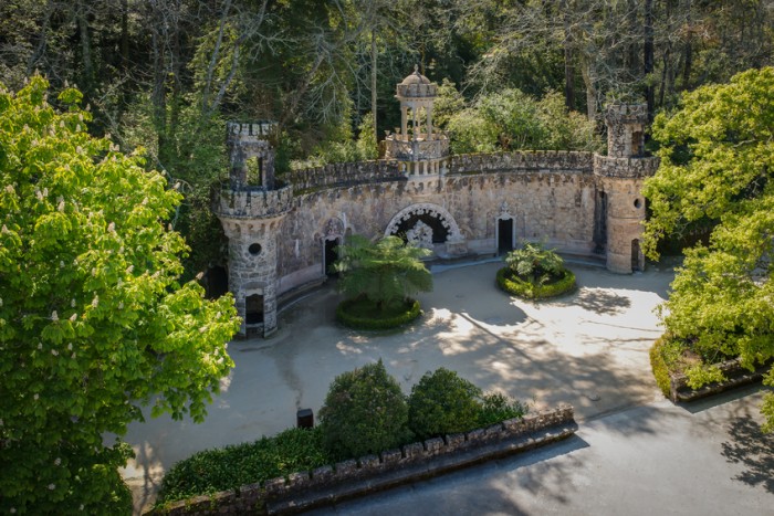 One of the surprising and enigmatic monuments of Landscape of Sintra,Quinta da Regaleira