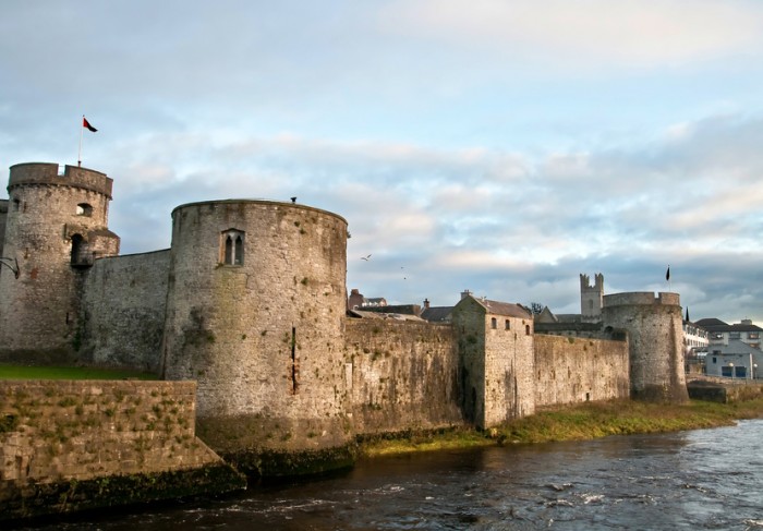 Castle in Limerick - river view - Ireland