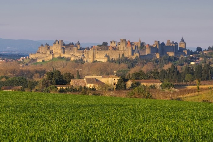 Carcassonne in southern  France