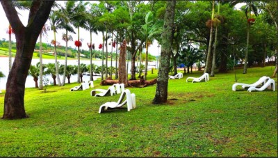 Cercado por muito verde e às margens da Represa Jurumirim, Hotel Berro D’Água é opção de lazer e tranquilidade em Avaré. Foto: Luciano Emiliano