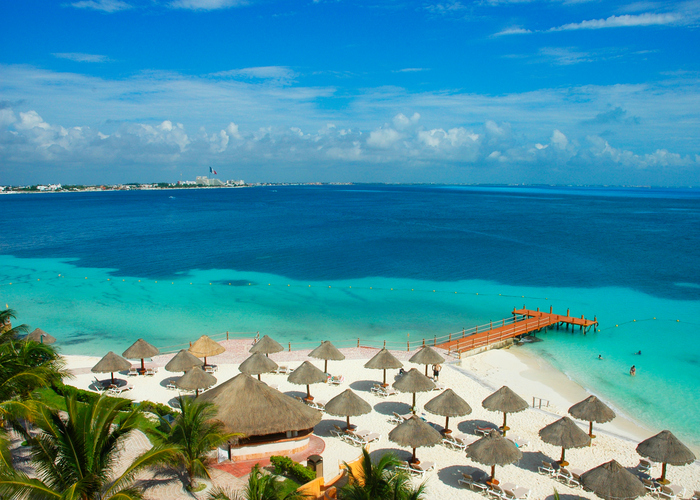 Taken in Cancun, Mexico, from a resort.