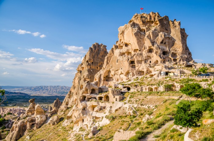 Cappadocia is a historical region in Central Anatolia, largely in Nev?ehir Province, in Turkey.