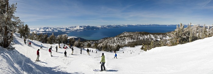 High definition panorama, check out my other skiing photos