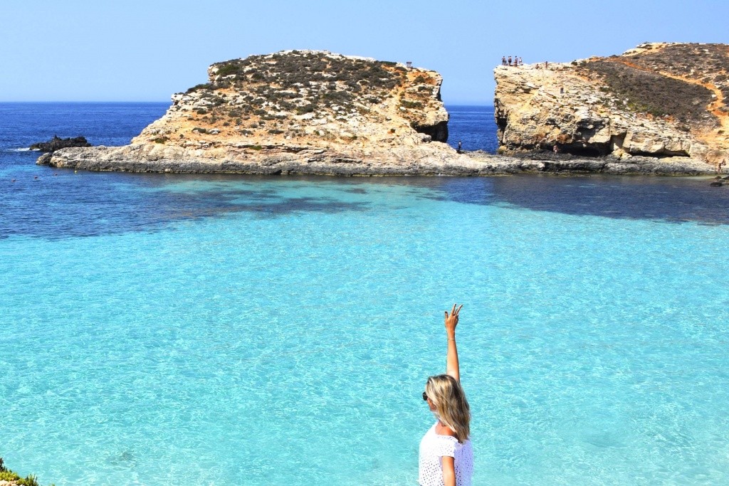 Blue Lagoon na ilha de Comino, Malta | Créditos: Lala Rebelo