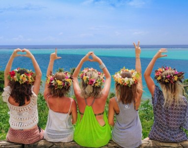 Huahine também é para viagem com amigas! | Créditos: Lala Rebelo