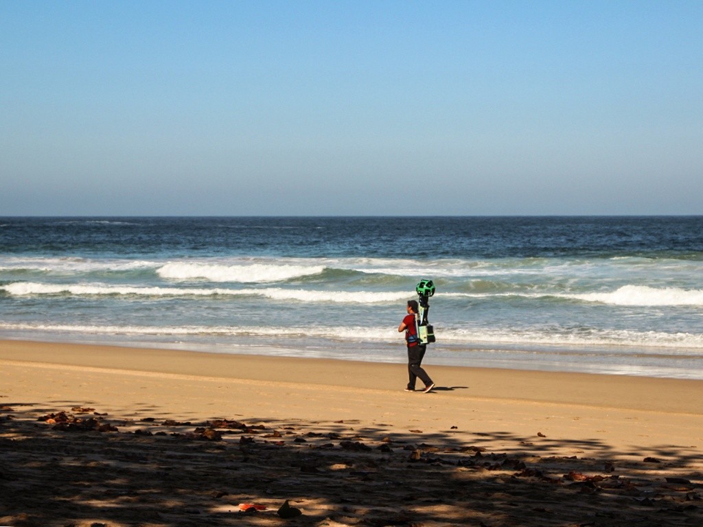 google-trekker-ilhabela-praia-do-bonete-coleta