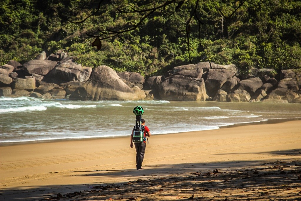 google-trekker-ilhabela-praia-do-bonete-coleta-2