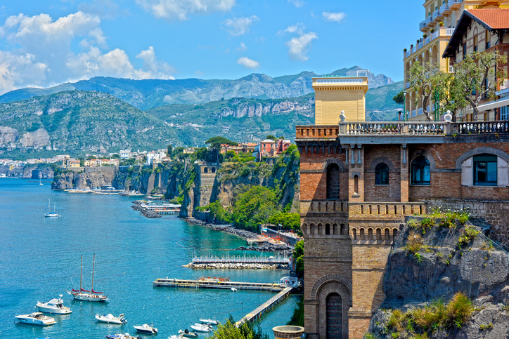 Spectacular view of Sorrento coast, South of Italy