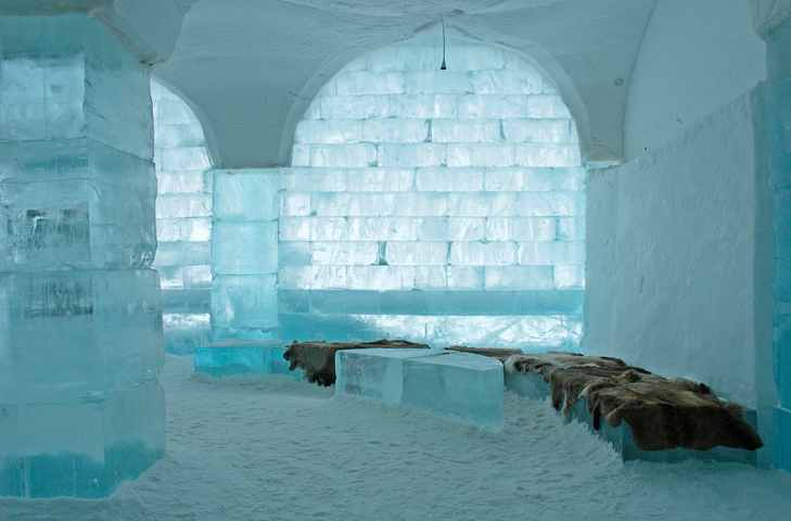 Icehotel in Jukkaj?rvi, Kiruna, north of Sweden