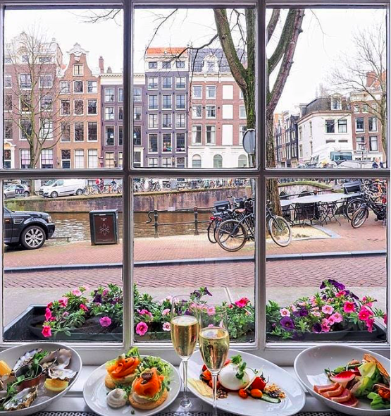 onde comer em Amsterdã 
