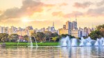São Paulo é o destino nacional mais procurado pelos brasileiros até dezembro, segundo ViajaNet Sao Paulo skyline from Parque Ibirapuera park