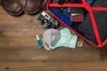 prepare hygienic mask and alcohol spray to protect against Coronavirus or COVID-19