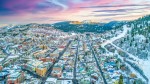 De cidade fantasma a destino de esqui: curiosidades sobre Park City Park City, Utah, USA Downtown Skyline Aerial
