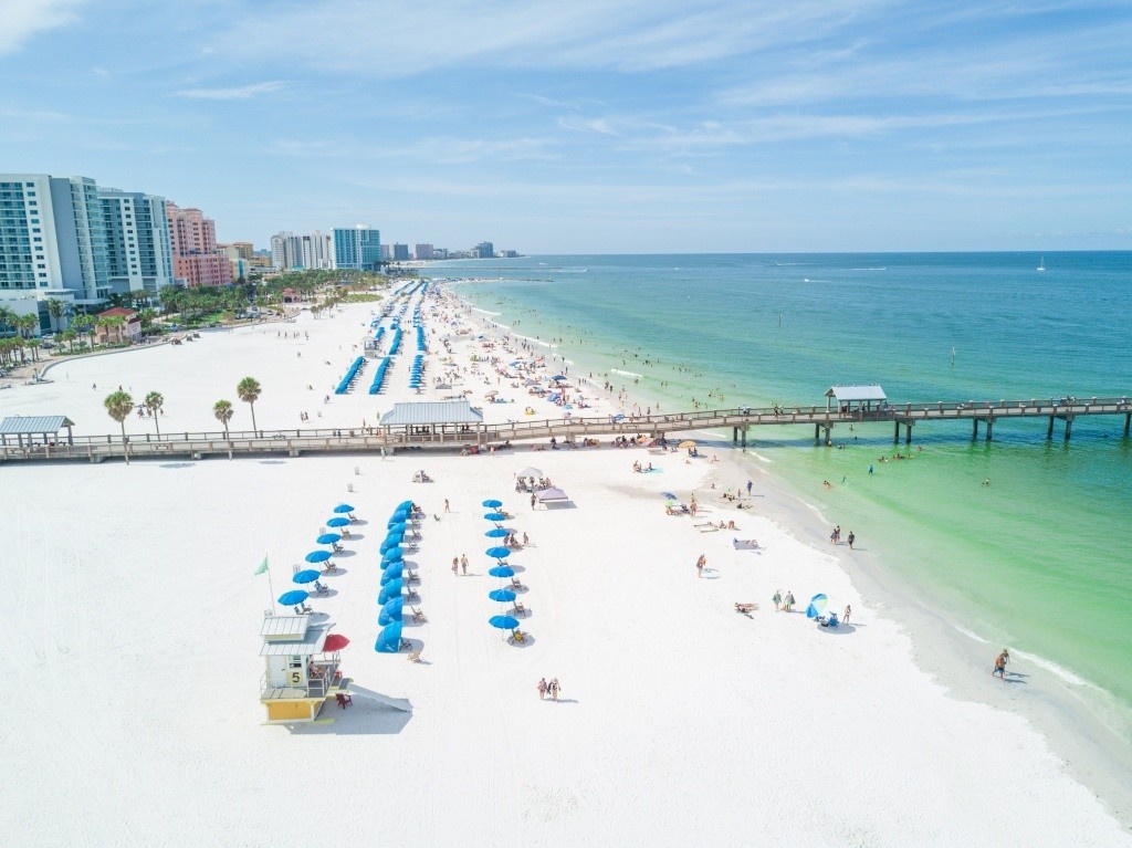 Clearwater Beach. Foto por Divulgação / Visit St. Petersburg/Clearwater