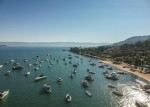 Semana Internacional de Vela retorna à Ilhabela e Circuito Litoral Norte reforça importância para turismo regional Aerial view of Ilhabela beach Island, Brazil