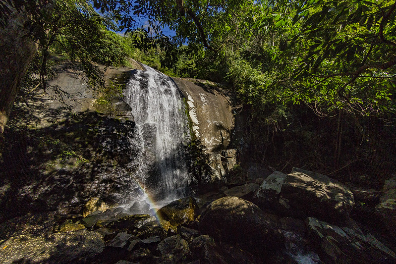 Cachoeira dos Três Tombos. Foto por Lailson Santos / Sectur Ilhabela