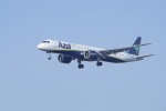 Azul anuncia rota inédita entre São Paulo e Fernando de Noronha Azul Embraer E-Jet E2 airliner, in Campinas, State of São Paulo, Brazil, on August 22, 2021