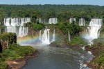Parque Nacional do Iguaçu amplia horário de atendimento na alta temporada View from the brazilian side of Igazu Falls (Cataratas do Iguacu) at Argentina. Foz do Iguacu, Parana state, Brazil.