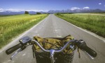 Biei Patchwork road cycling tour through barley field
