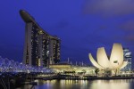 Cidades que abrigam os melhores cassinos do mundo Marina Bay Sands hotel and Art Science museum