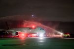 Lufthansa inaugura voo entre Rio de Janeiro e Munique no RIOgaleão Batismo do primeiro voo que chegou de Munique