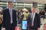 [2] John Rodgerson, presidente da Azul e Fábio Campos, diretor de Relações Institucionais em evento de lançamento do acesso biométrico do check-in ao embarque