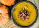 Última semana para conferir o Festival de Sopas Ceagesp Sopa de Abóbora com Carne seca (Divulgação)