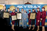 Qatar Airways vence prêmio de companhia aérea do ano Qatar Airways skytrax 1