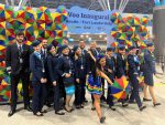 Azul realiza primeiro voo de Recife para Fort Lauderdale Celebração de Tripulantes da Azul no evento inaugural do voo Recife - Fort Larderdale (2)