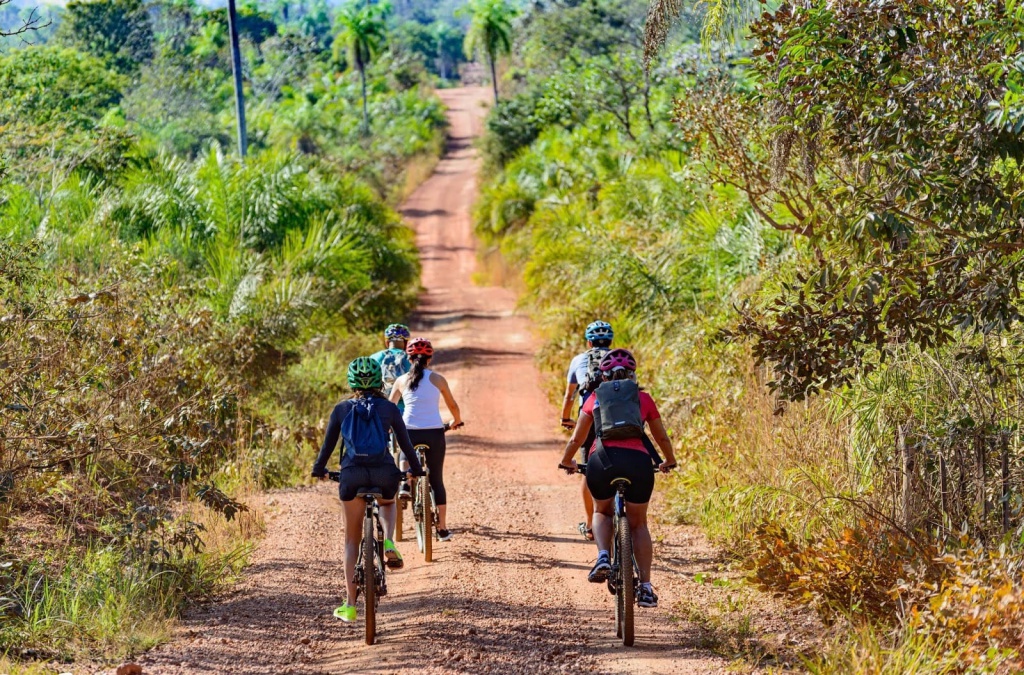 Roteiros de bike em Bonito