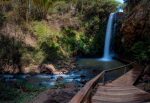 Brotas (SP) ganha mais um ecoparque e anuncia outras novidades Cachoeira São Sebastião - acessada pelo Ecoparque São Bento