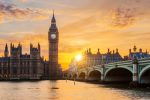 Descubra a Europa em 2024: roteiros destacam destinos tradicionais e menos conhecidos big-ben-e-westminster-bridge-ao-por-do-sol-londres-reino-unido