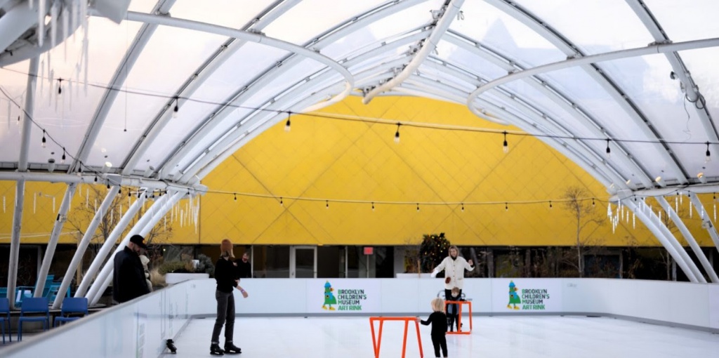 patinar no gelo em Nova York