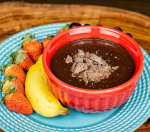 Sopa de Chocolate é atração do Ceagesp para o Dia dos Namorados Sopa de Chocolate com Frutas da Epoca (Divulgação)_m