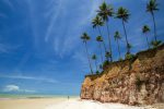 Falesias in Barra do Cahy Beach, Bahia, Brazil. february, 2017.