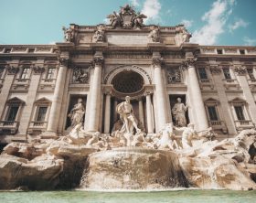 Taxa na Fontana di Trevi