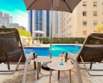 Hotel Transamerica International Plaza (SP) anuncia parceria com musical O Mágico de Oz Foto da piscina